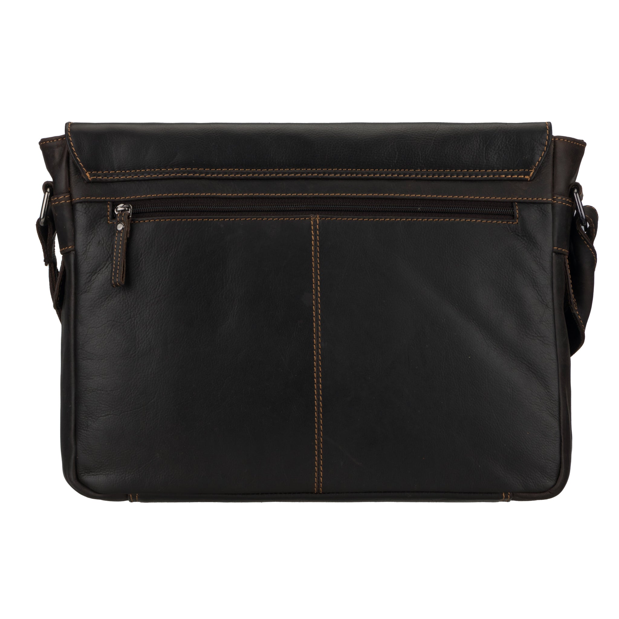 Brown Minori leather shoulder bag on a white background
