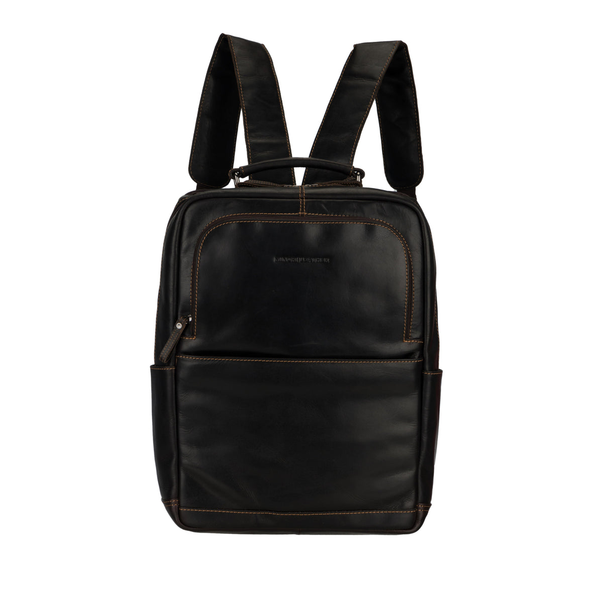 Leather Backpack - Full-Grain Leather Convertible Backpack Purse To O_O Convertible Backpack to Shoulder Bag – StockyardX, The  main image 2