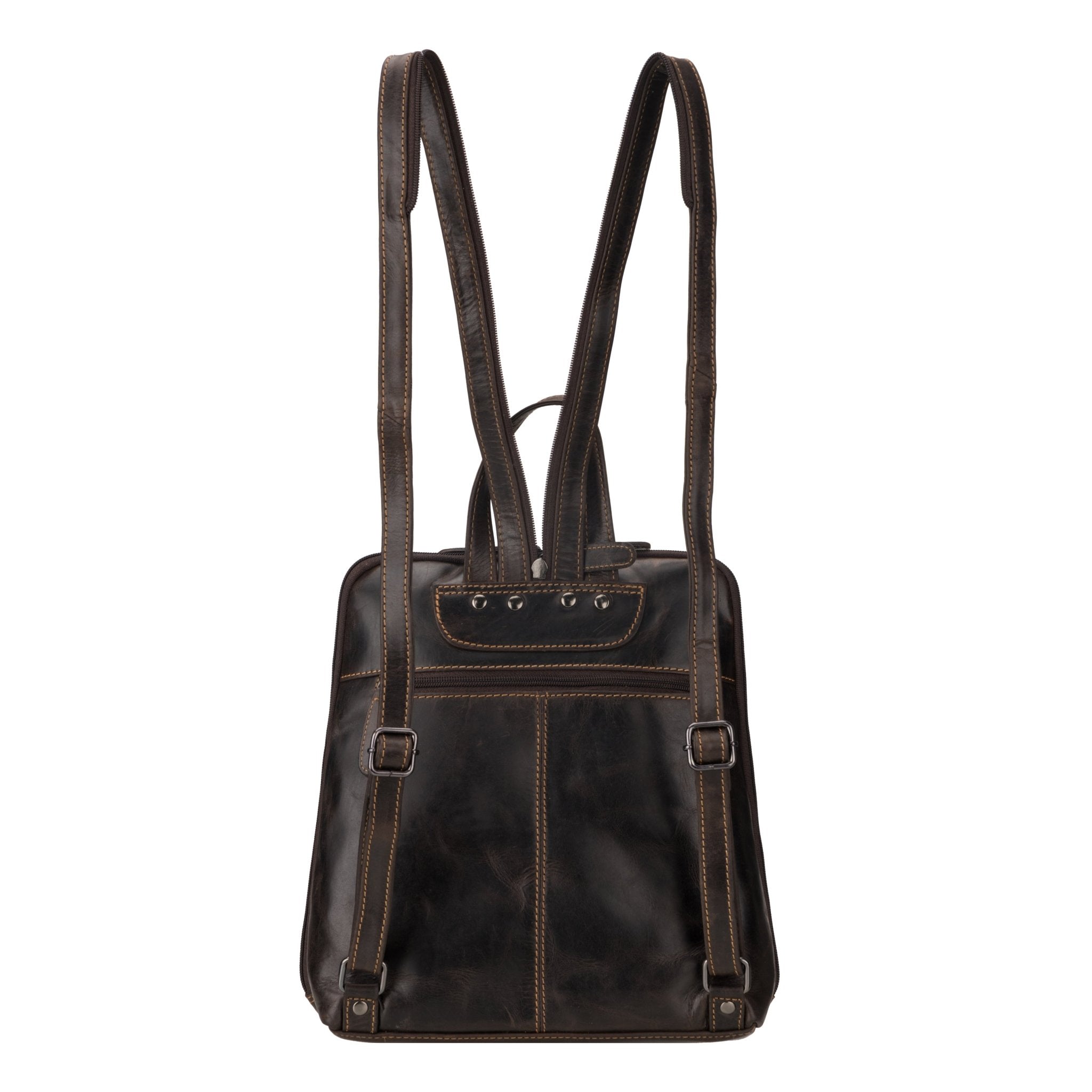 Isla Leather Backpack – Women – Brown - Minori Leather
