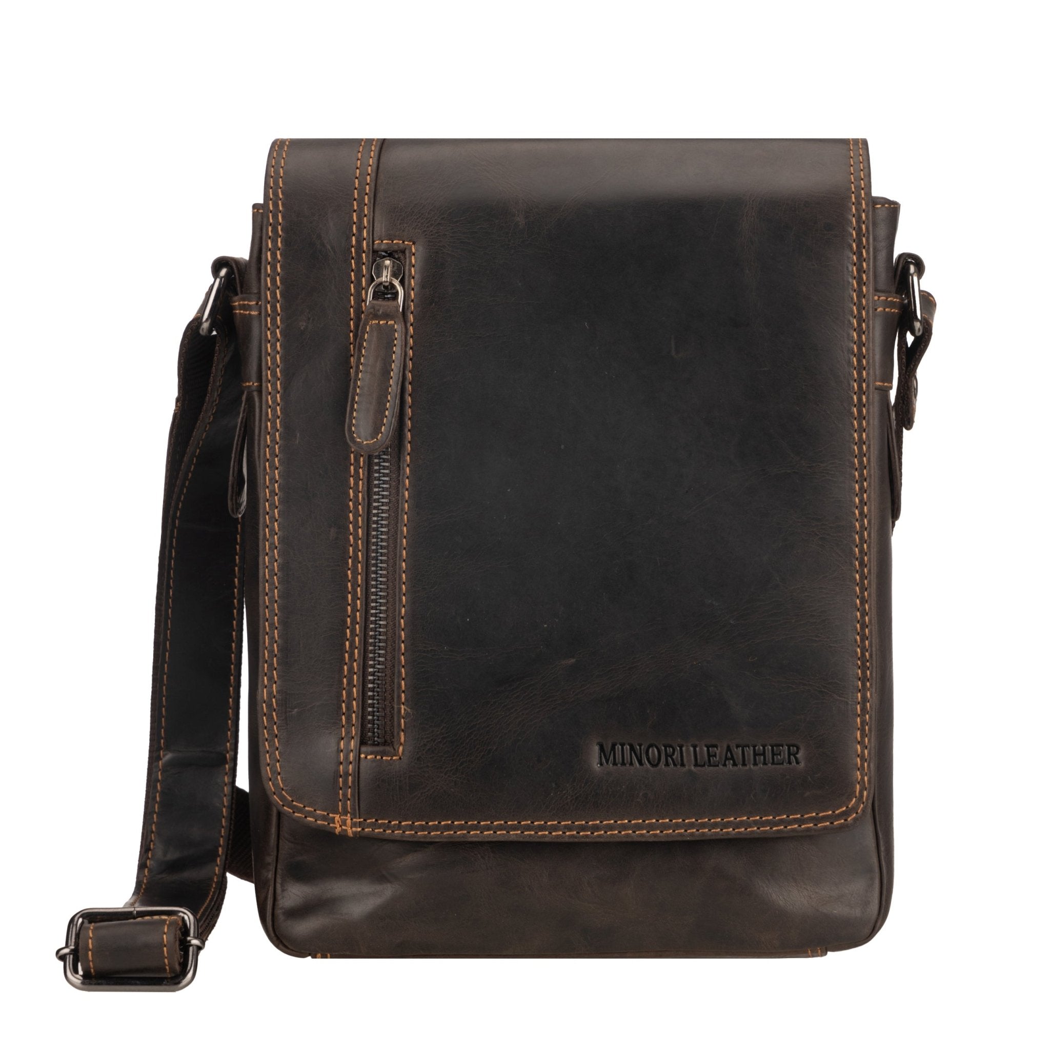 Knox Leather Crossbody Bag - Minori Leather