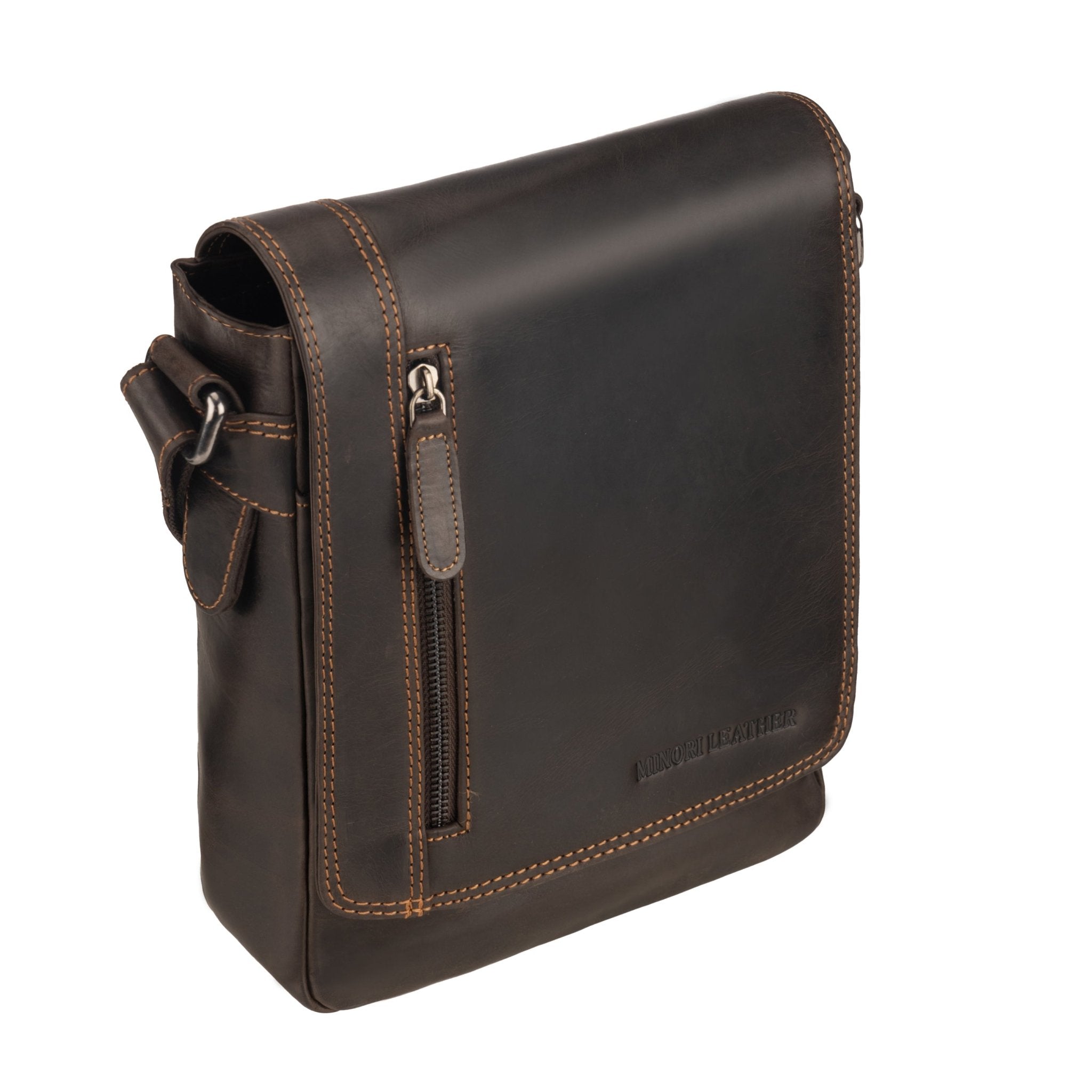 Knox Leather Crossbody Bag - Minori Leather