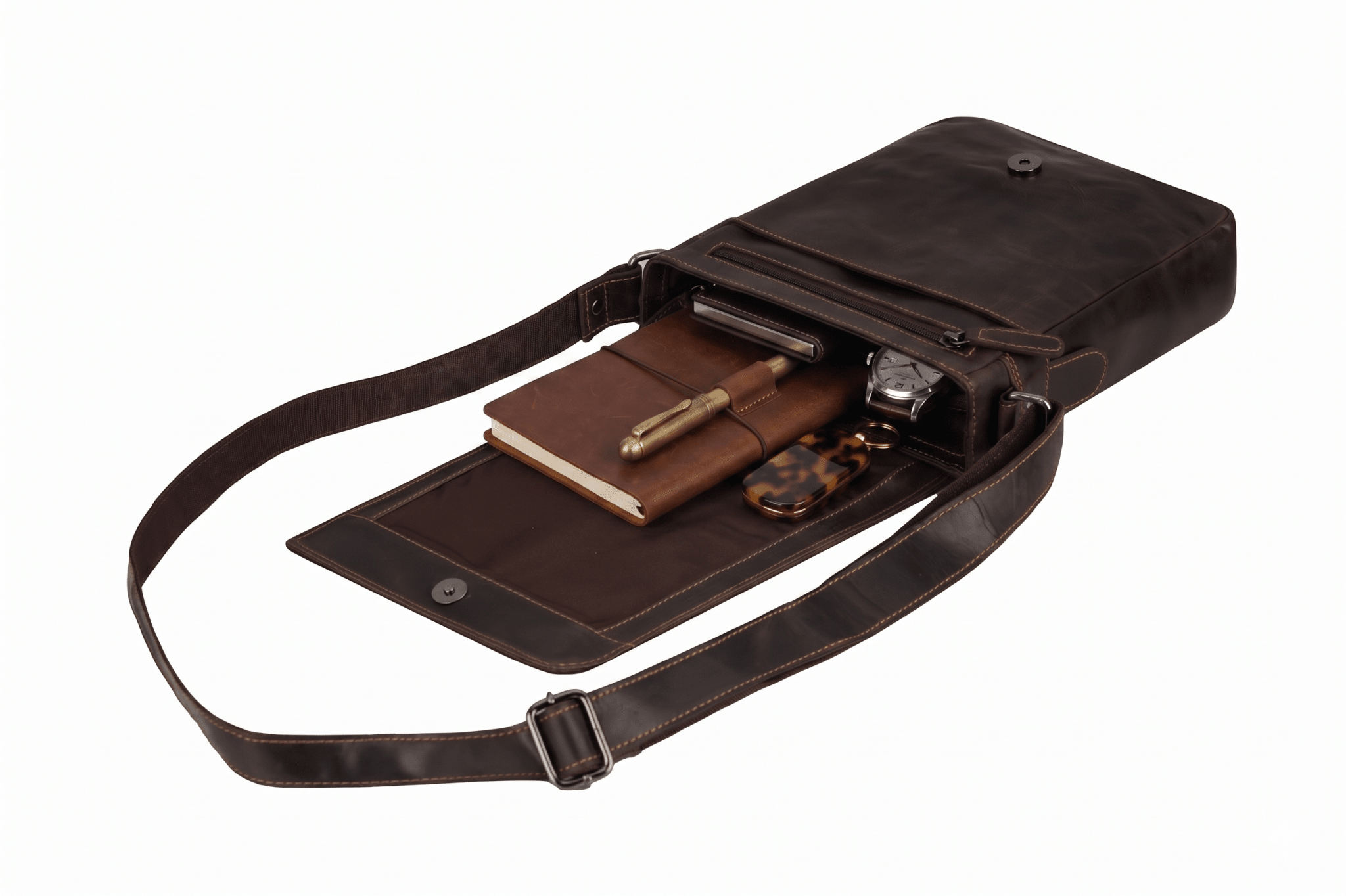 Knox Leather Crossbody Bag - Minori Leather
