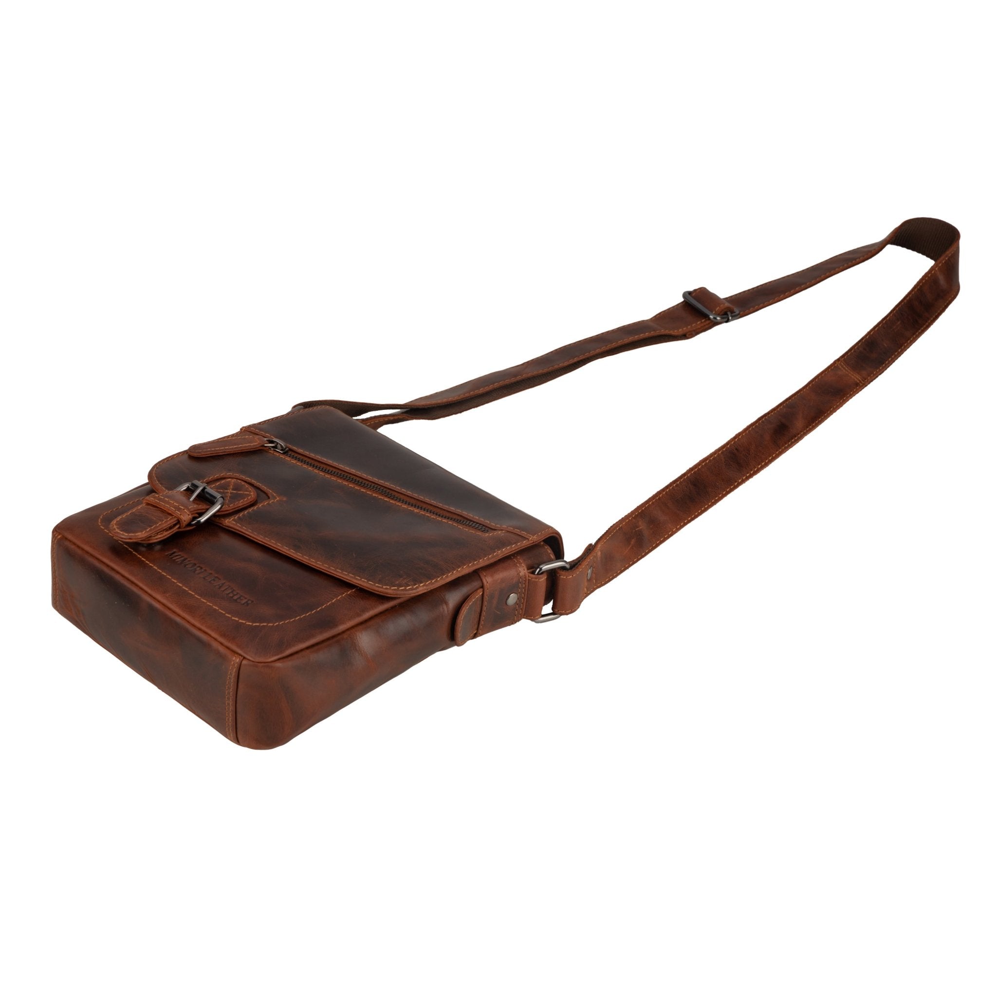 Dallas Leather Crossbody Bag in Chestnut – Minori Leather