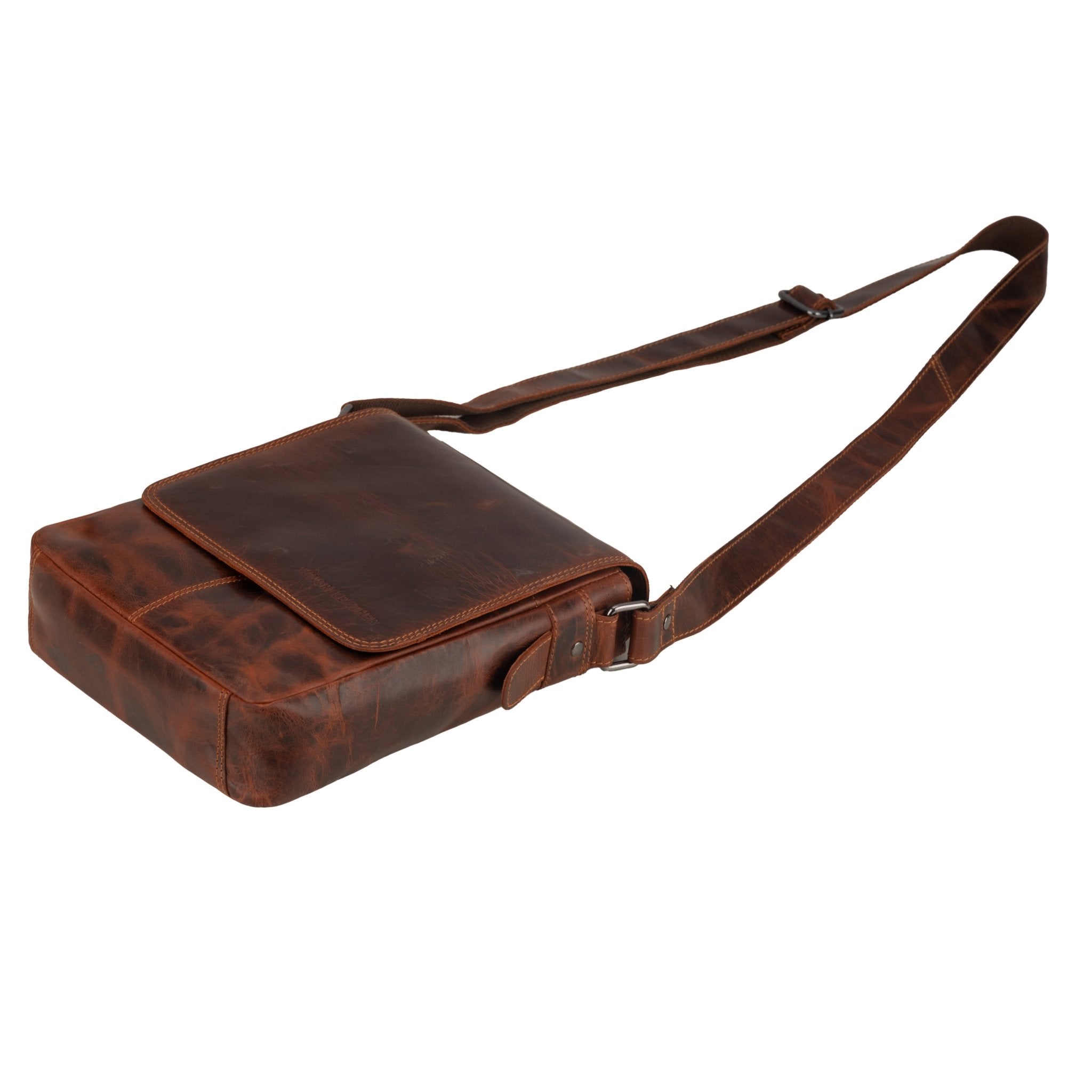 Halifax Leather Crossbody Bag – Chestnut | Minori Leather