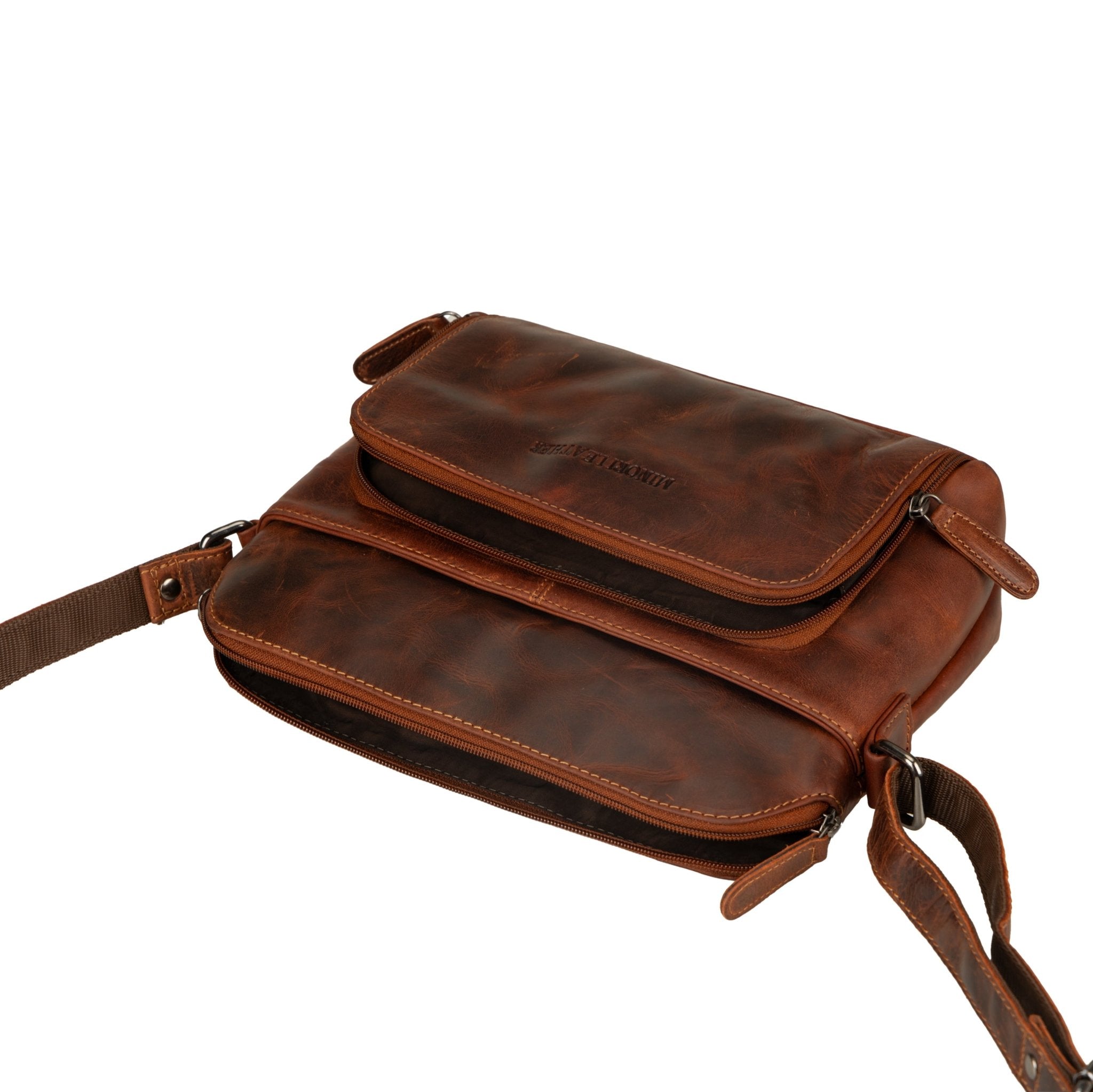 Siena Leather Crossbody Bag - Minori Leather