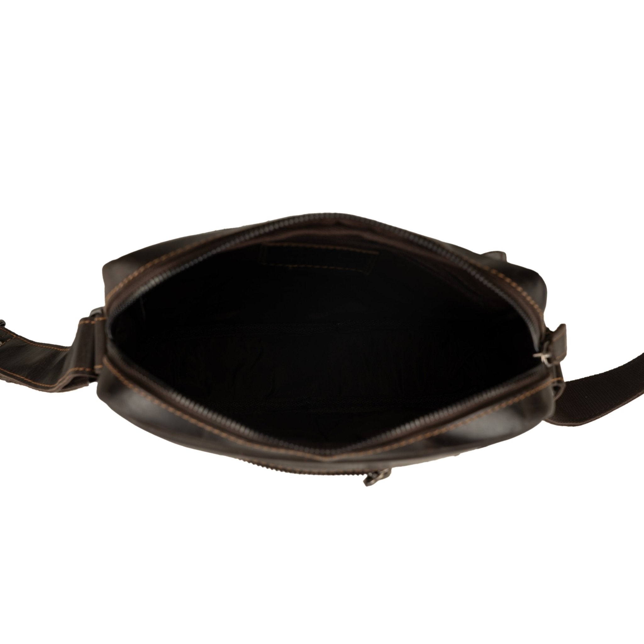 Tokyo Leather Crossbody Bag in Brown - Minori Leather