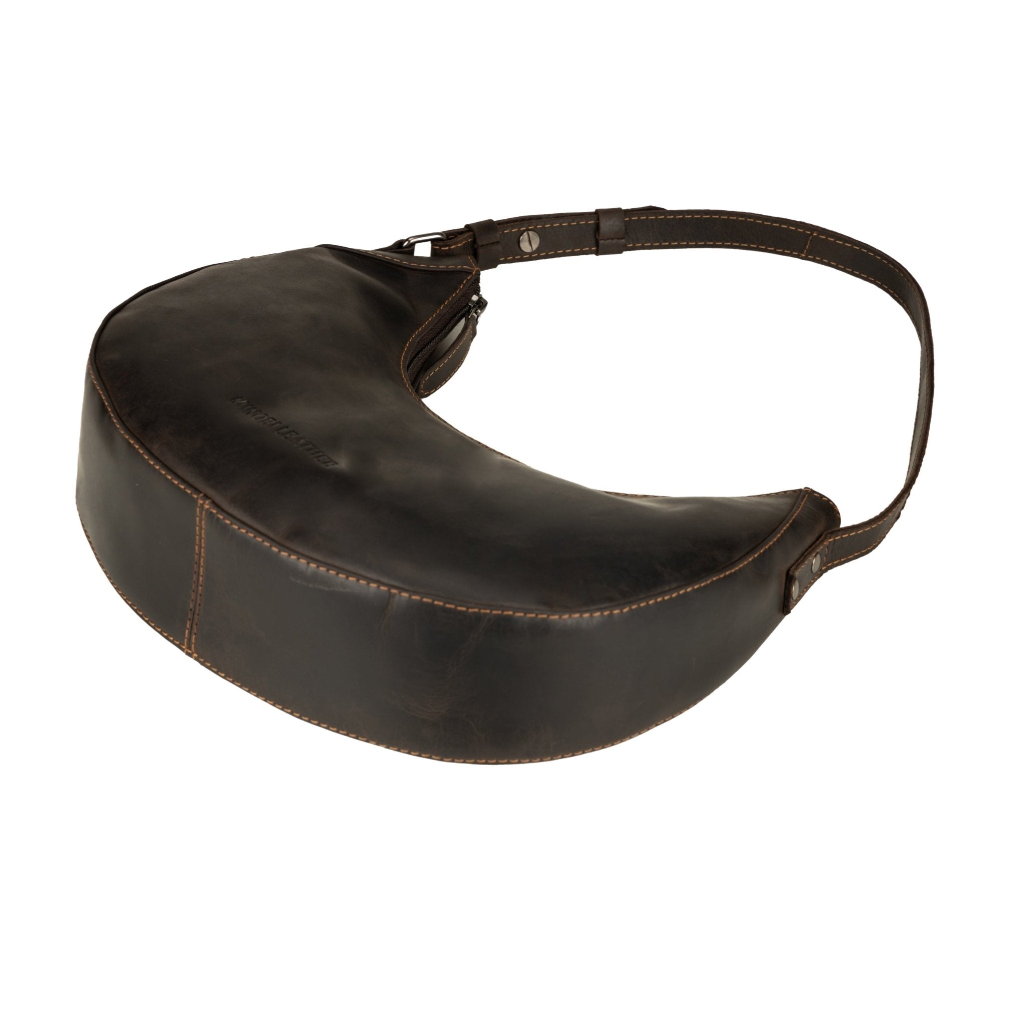 Selene Hobo Leather Shoulder Bag - Minori Leather