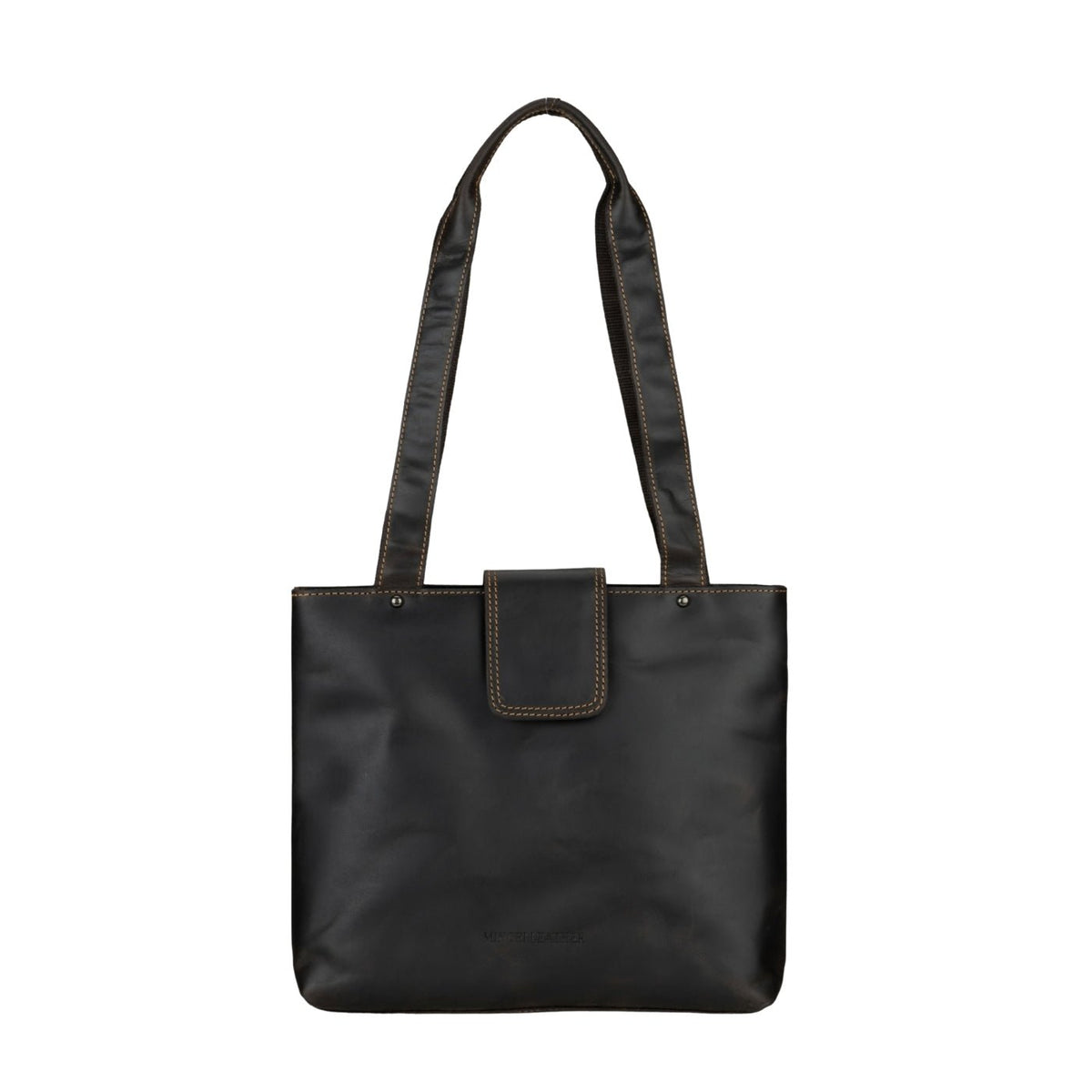 Bennett Leather Tote Bag in Brown - Minori Leather