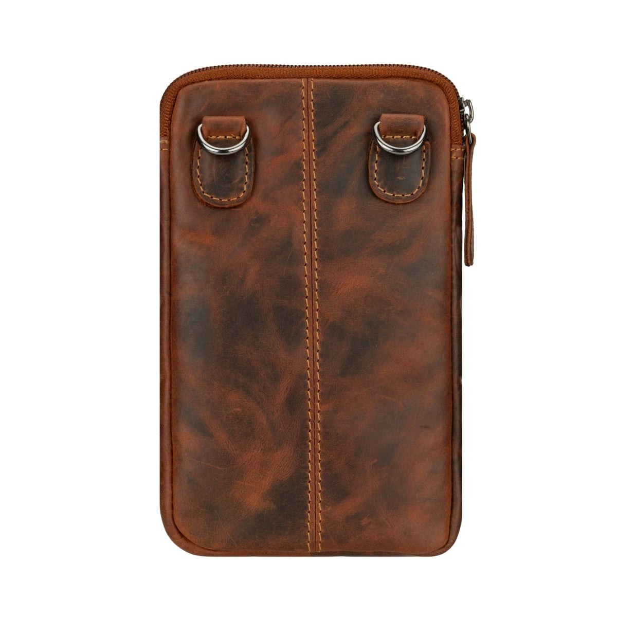 Freya Leather Sling Bag – Unisex – Chestnut - Minori Leather