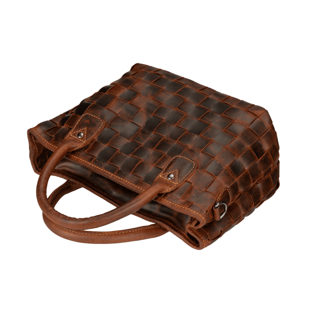 Florence Leather Tote Bag – Women – Chestnut - Minori Leather