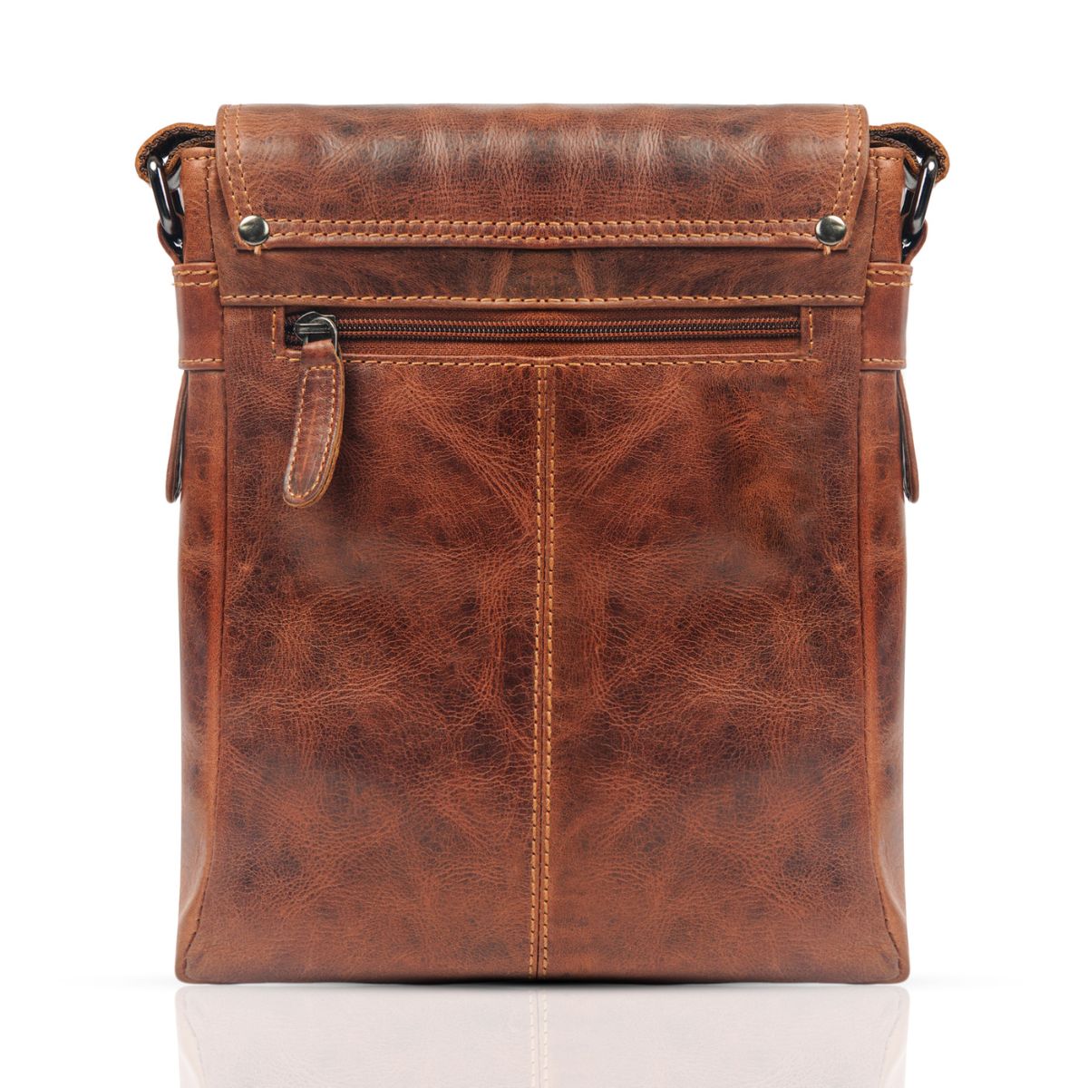 Knox Crossbody Chestnut - Minori Leather