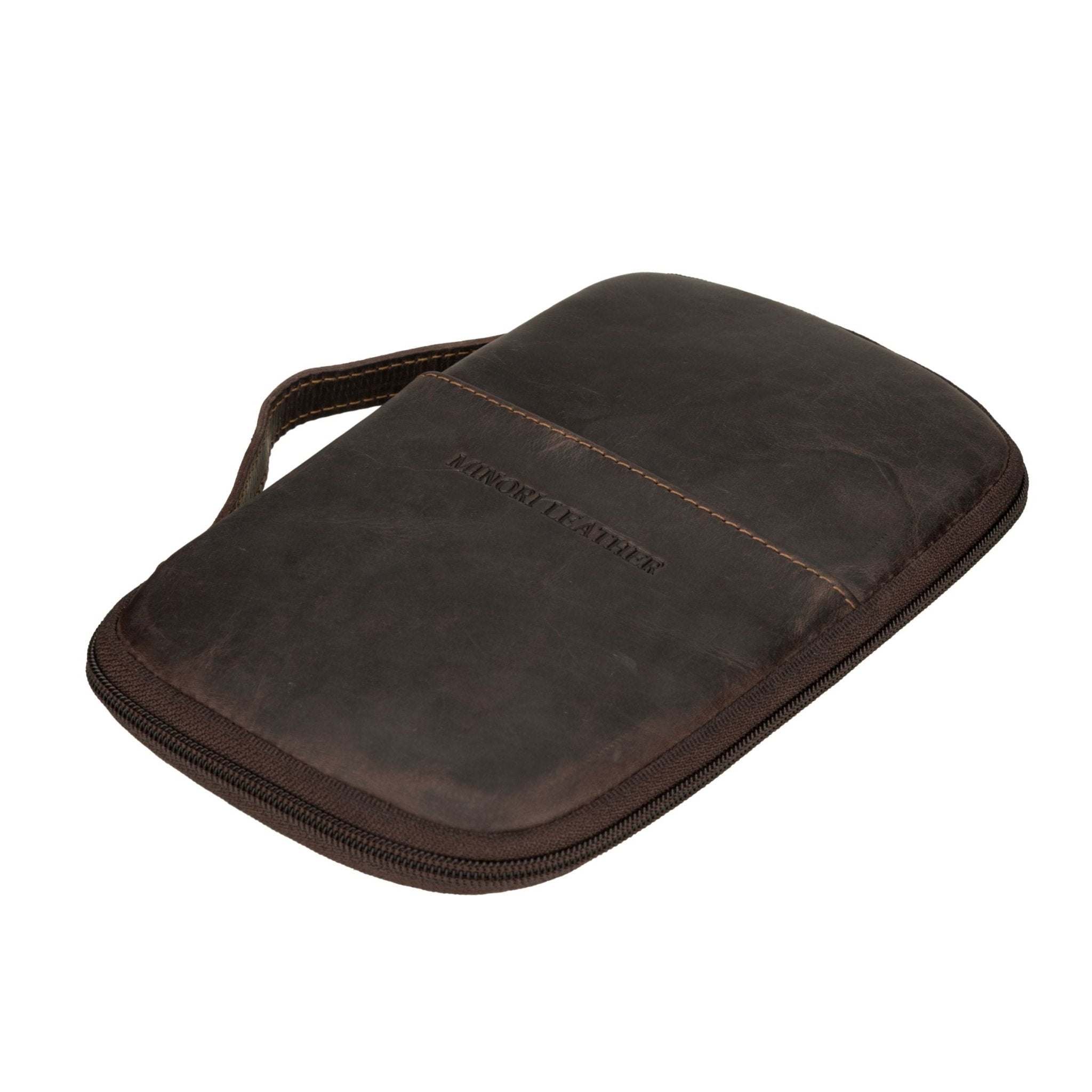 Monroe Passport Wallet – Brown - Minori Leather
