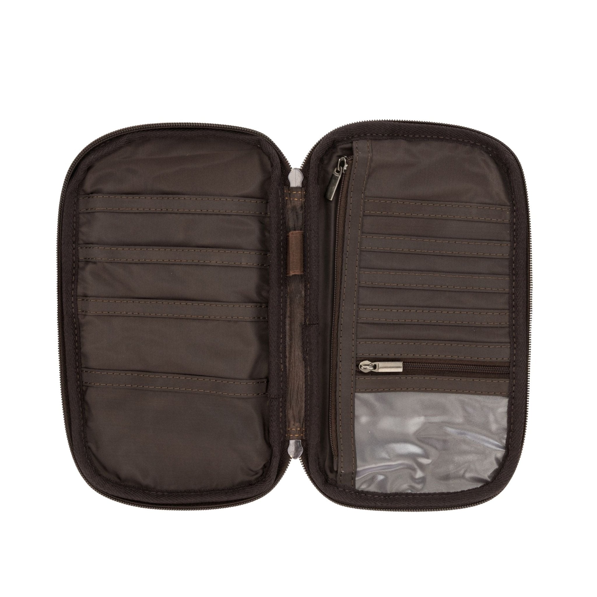 Monroe Passport Wallet – Brown - Minori Leather