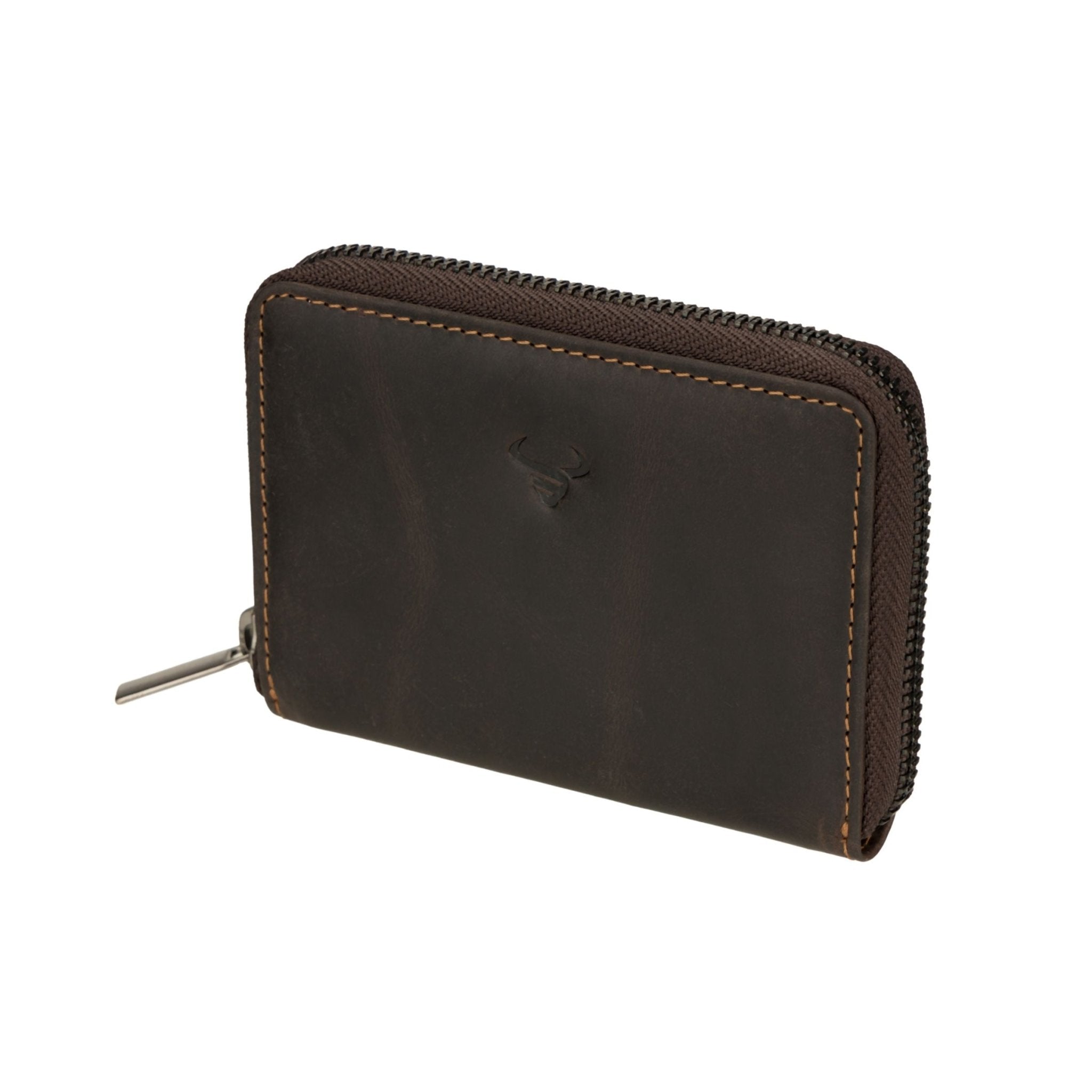Hazel Leather – brown Women's Full-Grain Wallet by Minori Leather