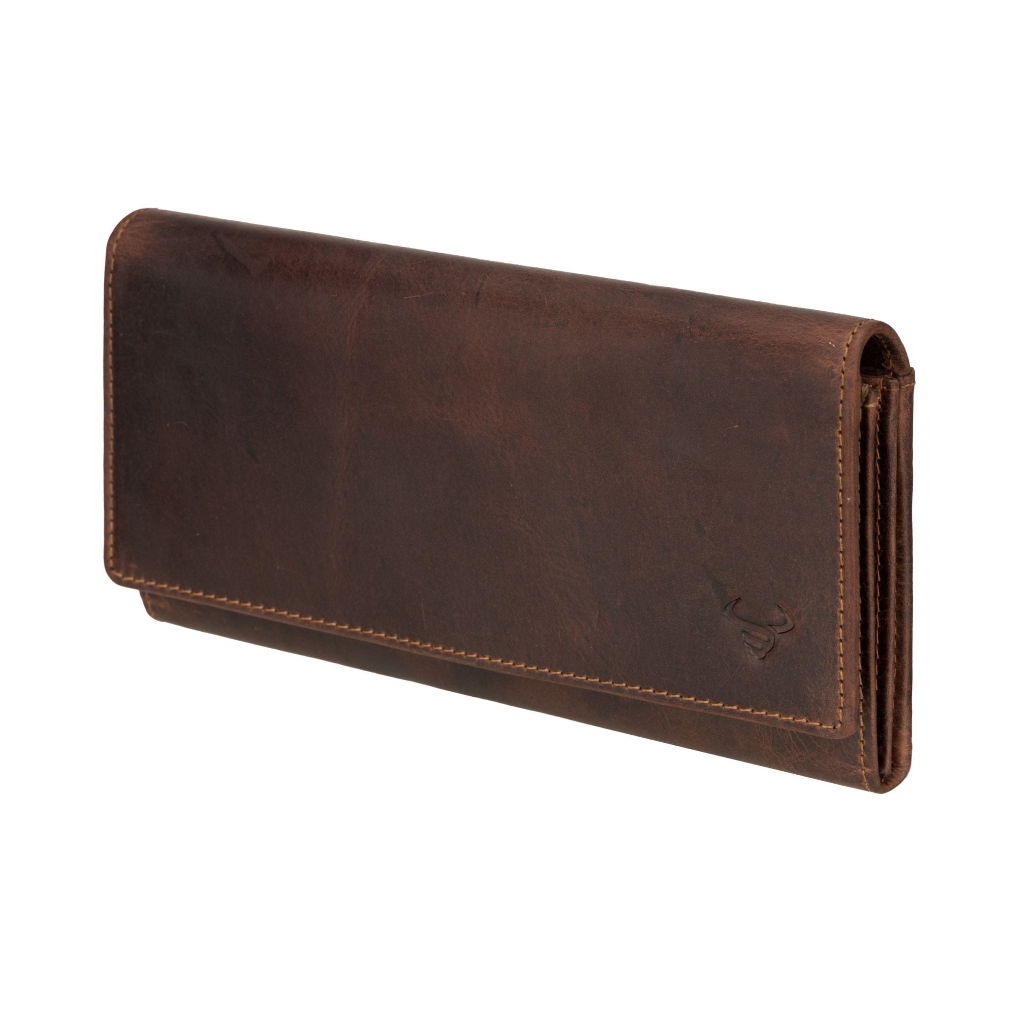 Charlotte Leather Wallet for Women in Chestnut | Minori Leather