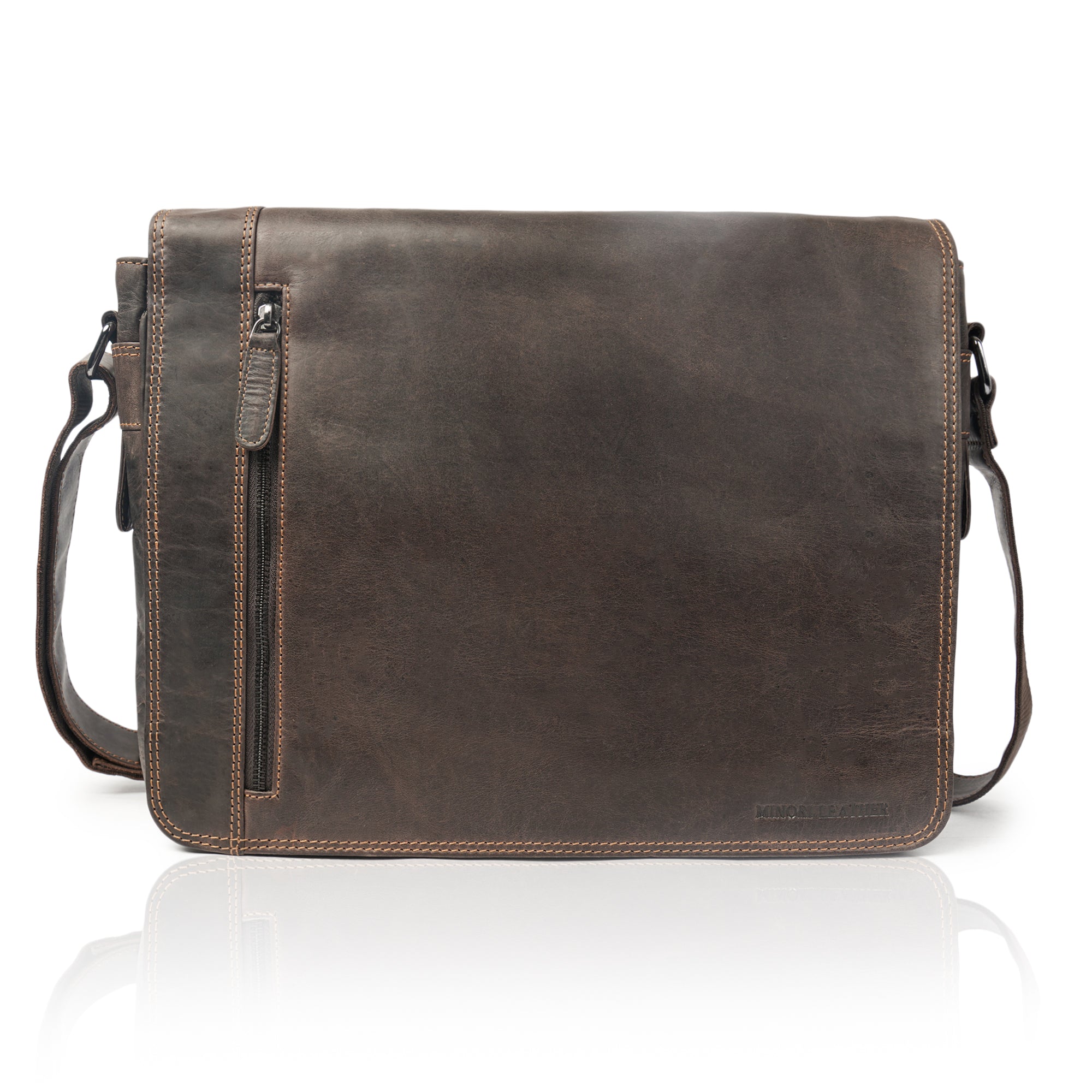 William Messenger Brown - 15" Laptop - Minori Leather