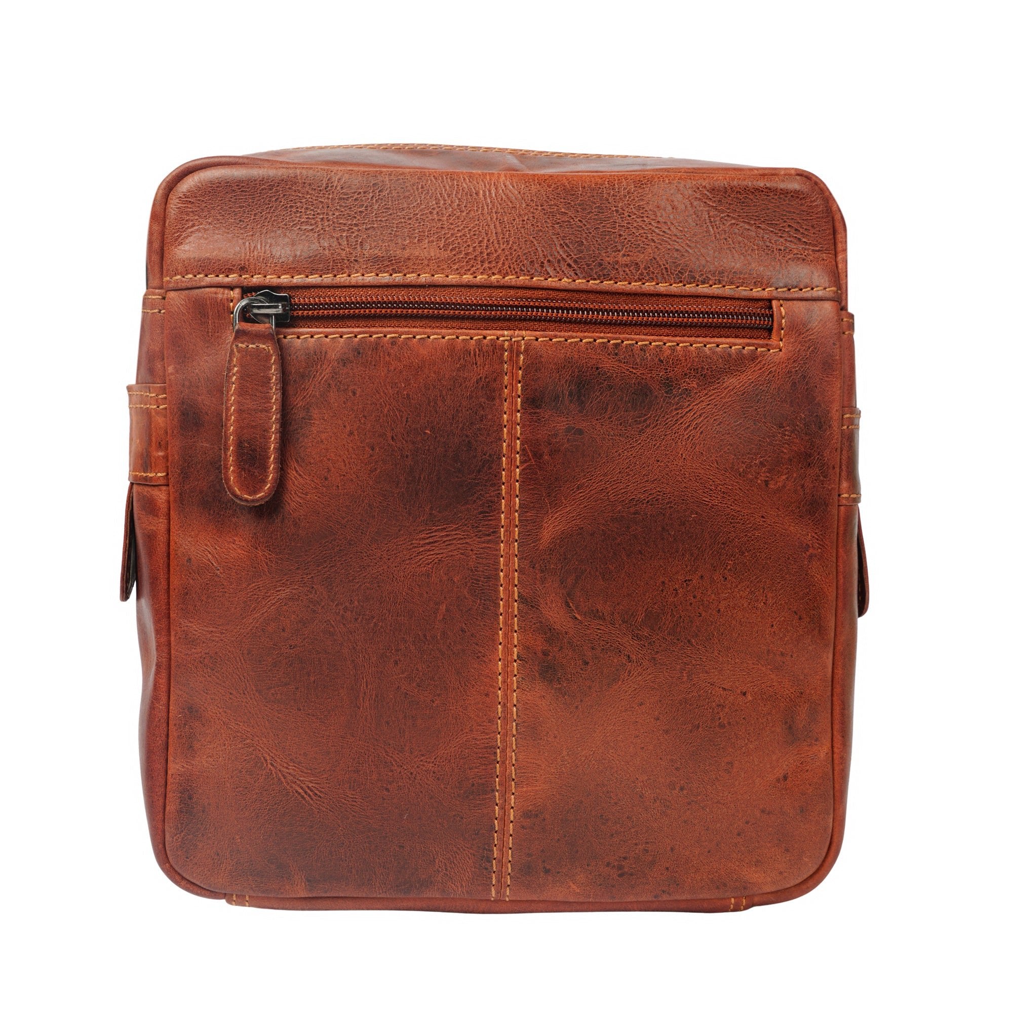 Harbor Messenger Chestnut - Minori Leather