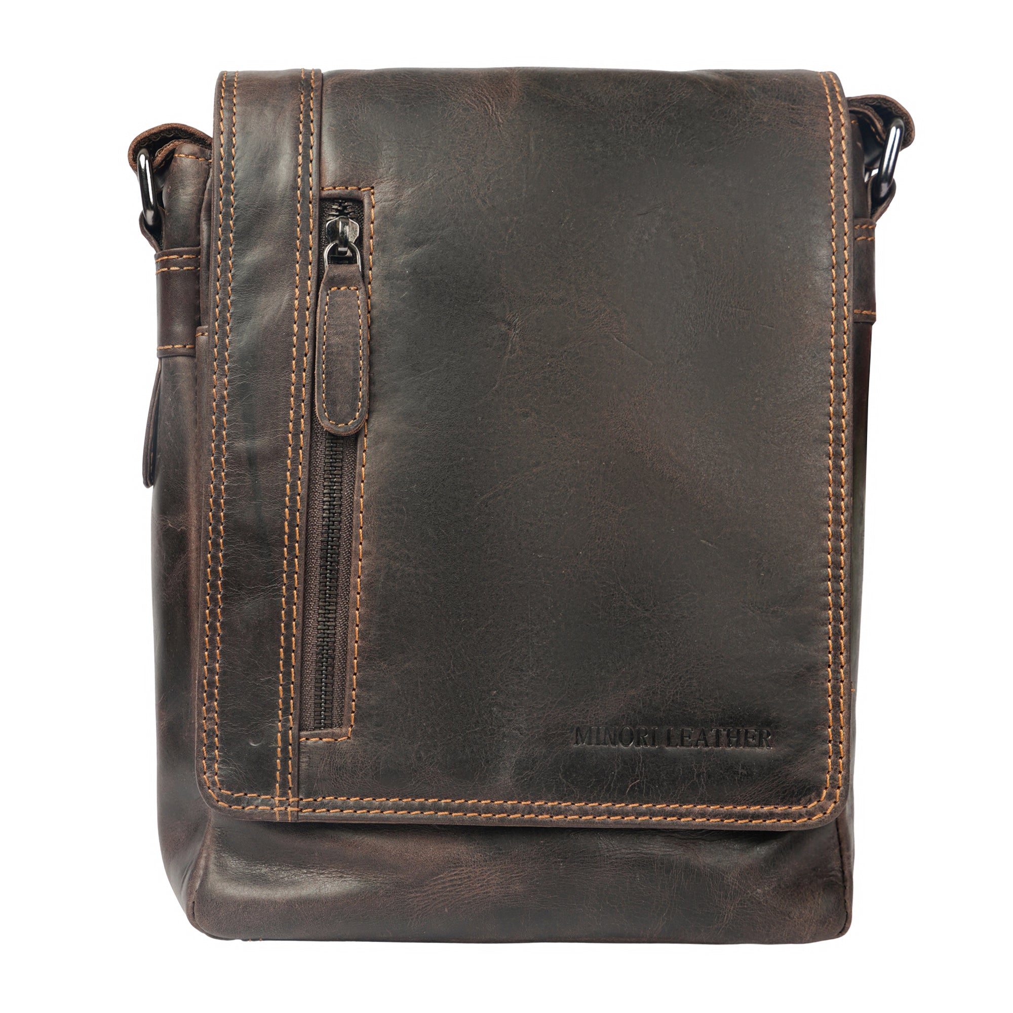 Knox Crossbody Brown - Minori Leather