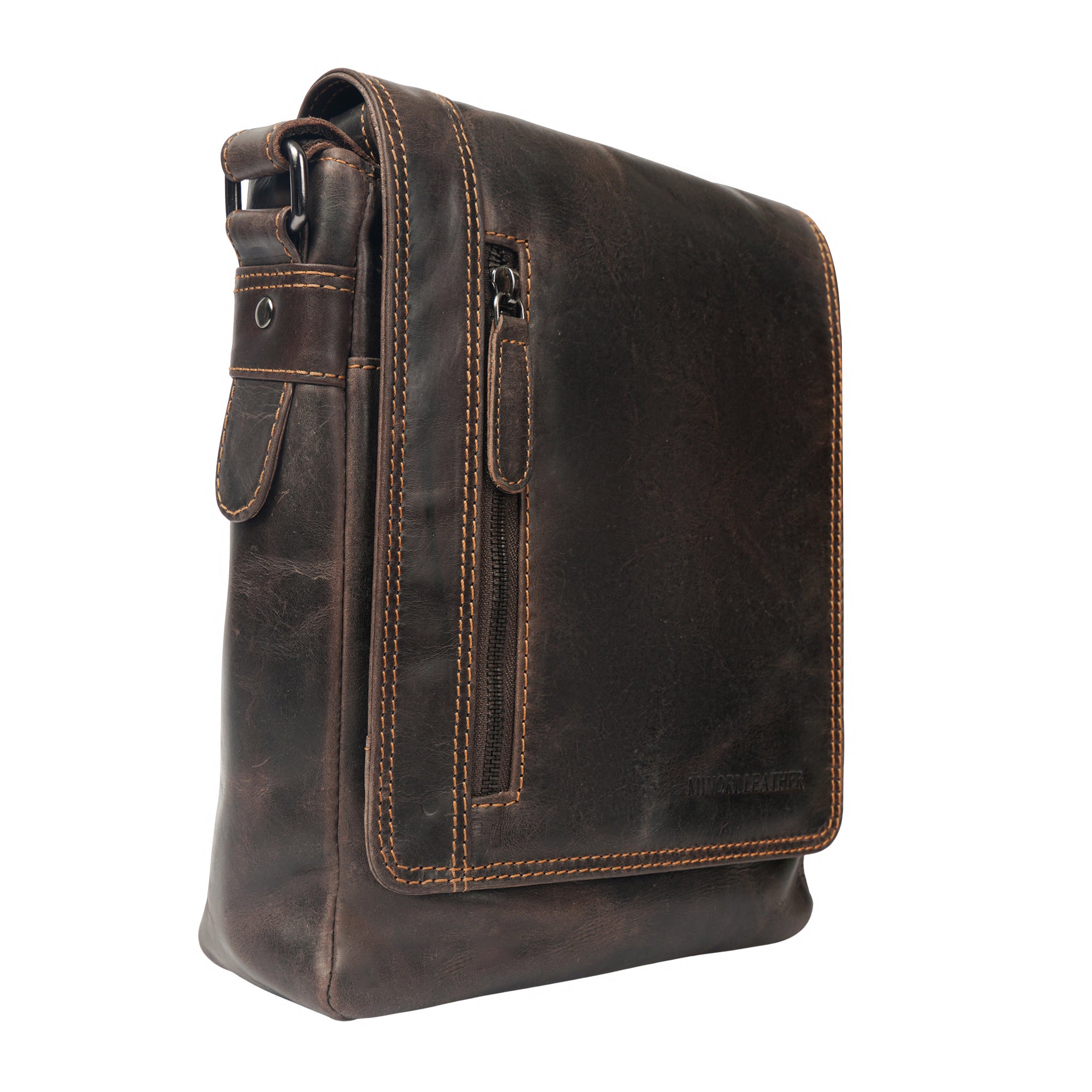 Knox Crossbody Brown - Minori Leather