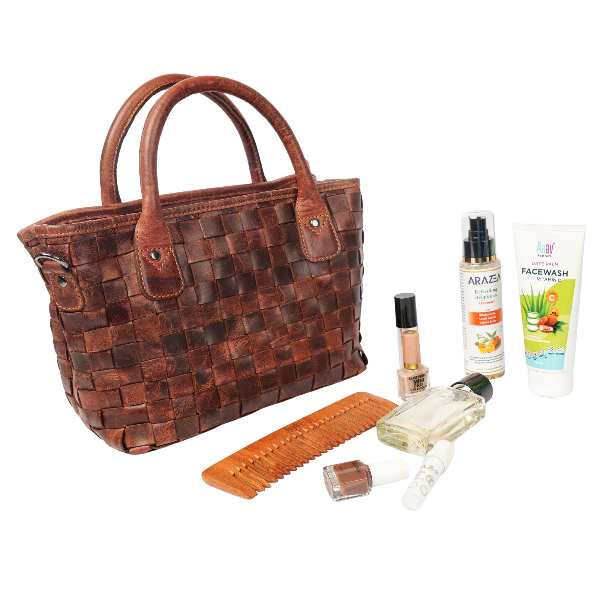 Florence Tote Chestnut - Minori Leather