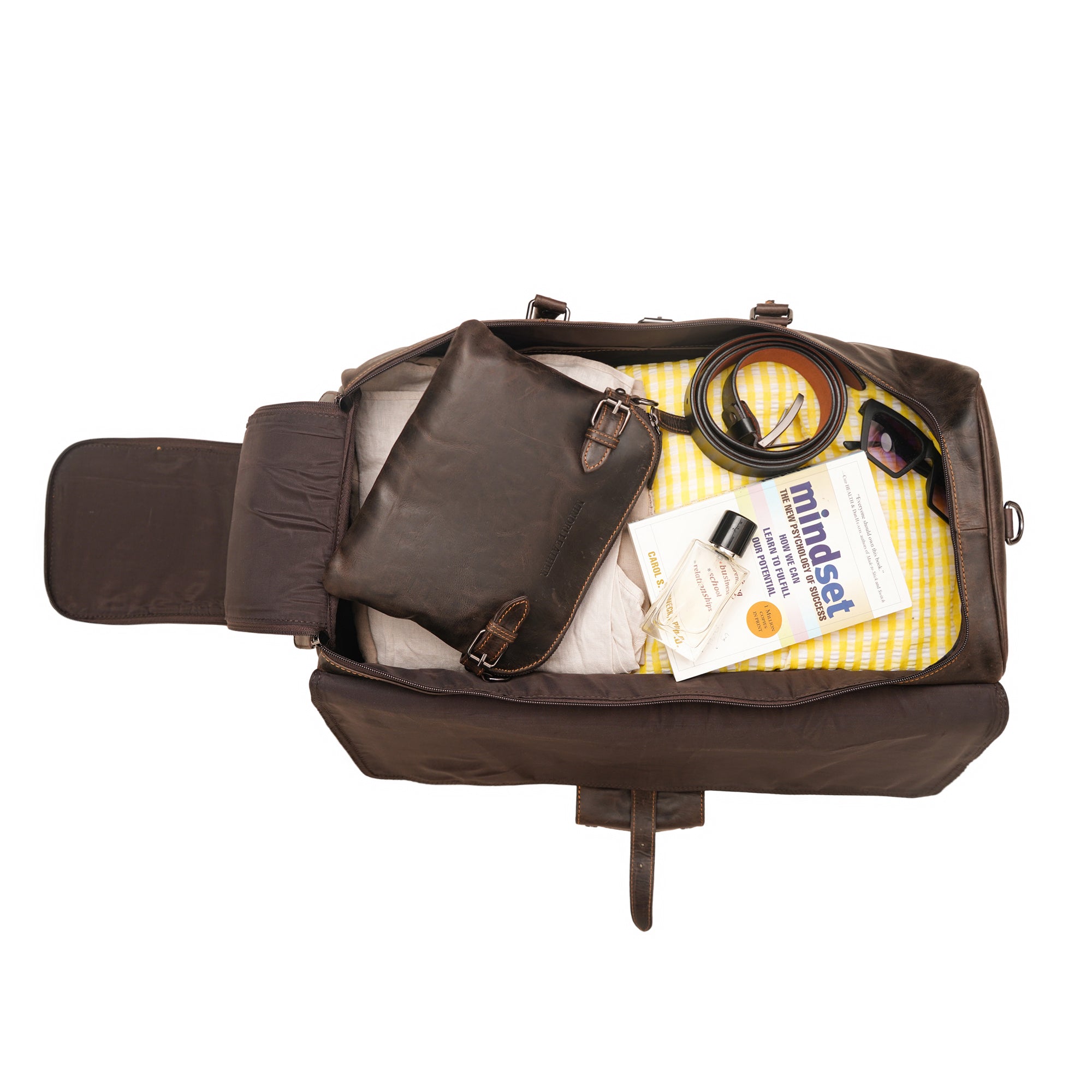 Miami Weekender Brown - Minori Leather