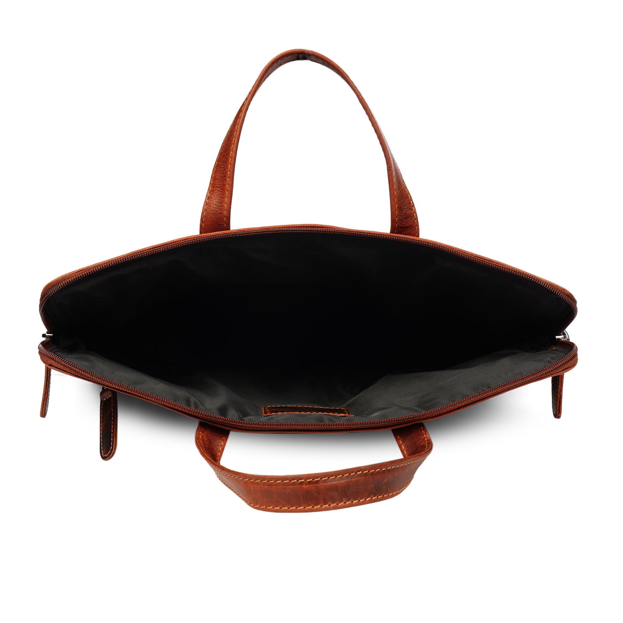 Atlas Leather Laptop Sleeve 14″– Unisex – Chestnut - Minori Leather