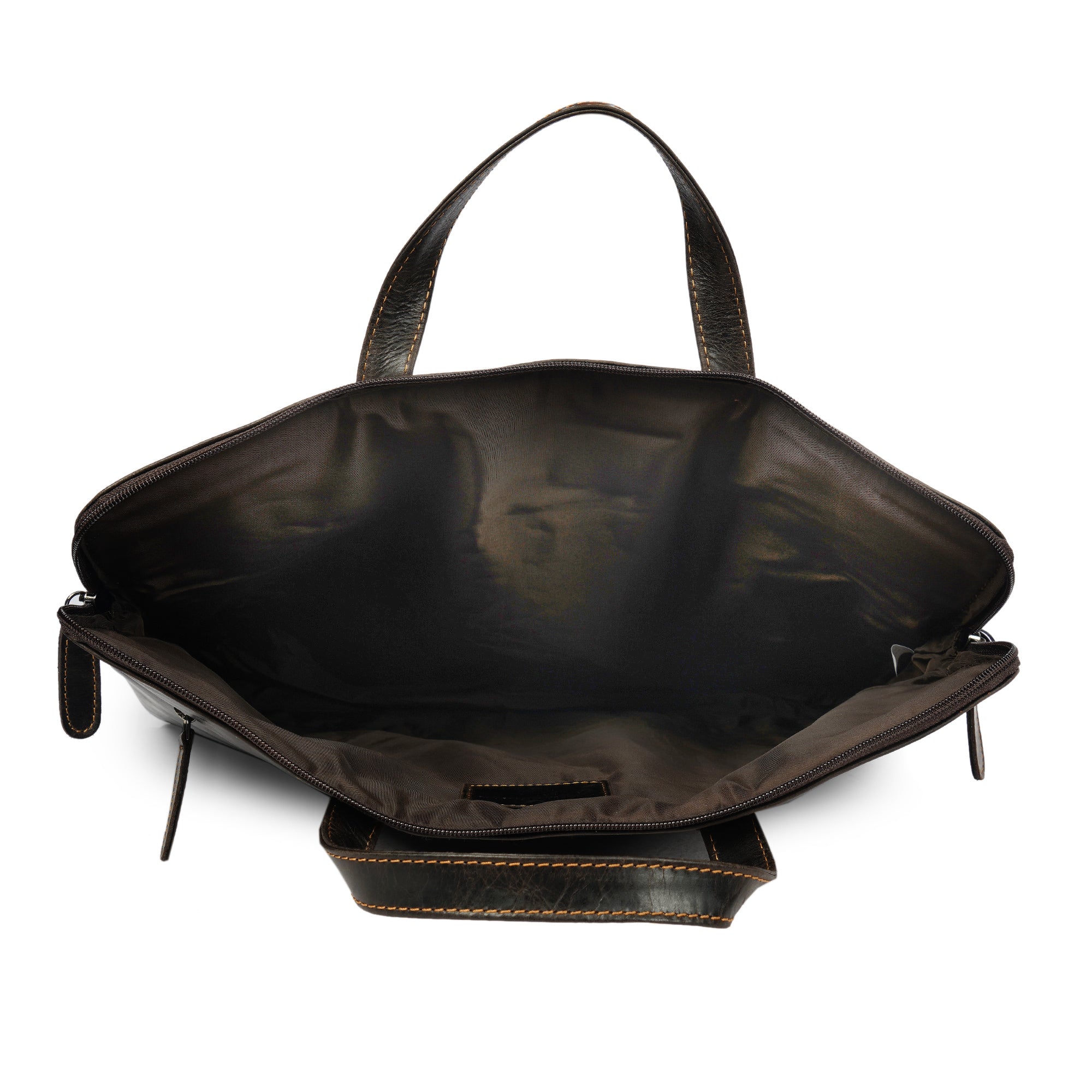 Atlas Leather Laptop Sleeve 14″– Unisex – Brown - Minori Leather