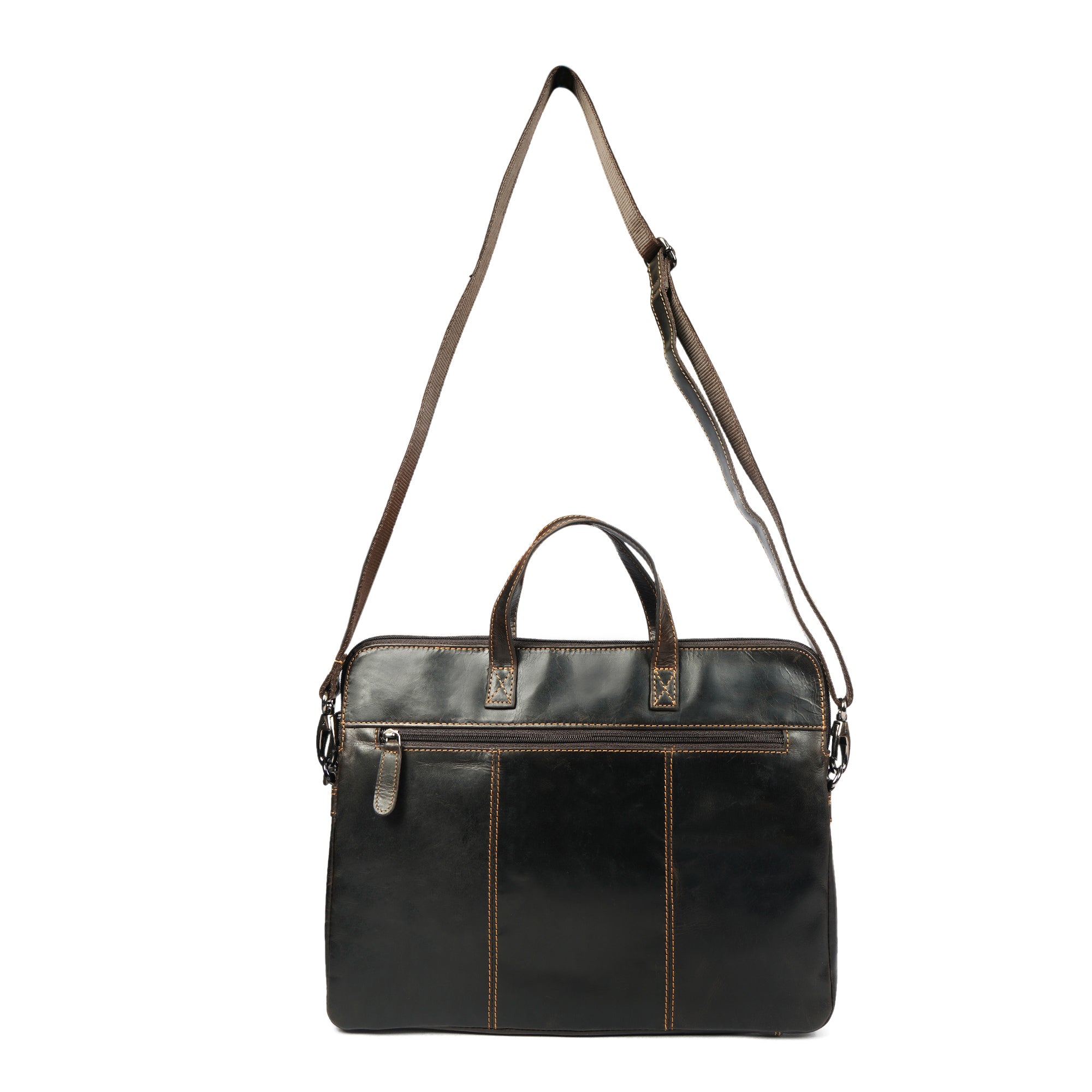 Santiago Leather Laptop Sleeve 16″– Unisex – Brown - Minori Leather