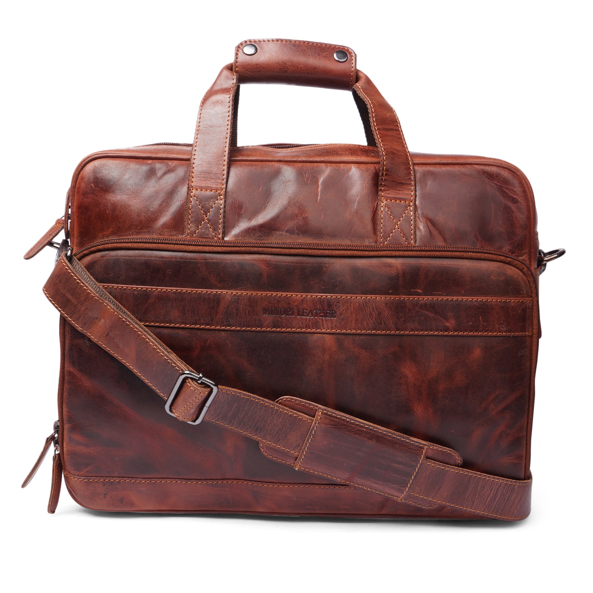 Sutton Briefcase Bag 16" Chestnut