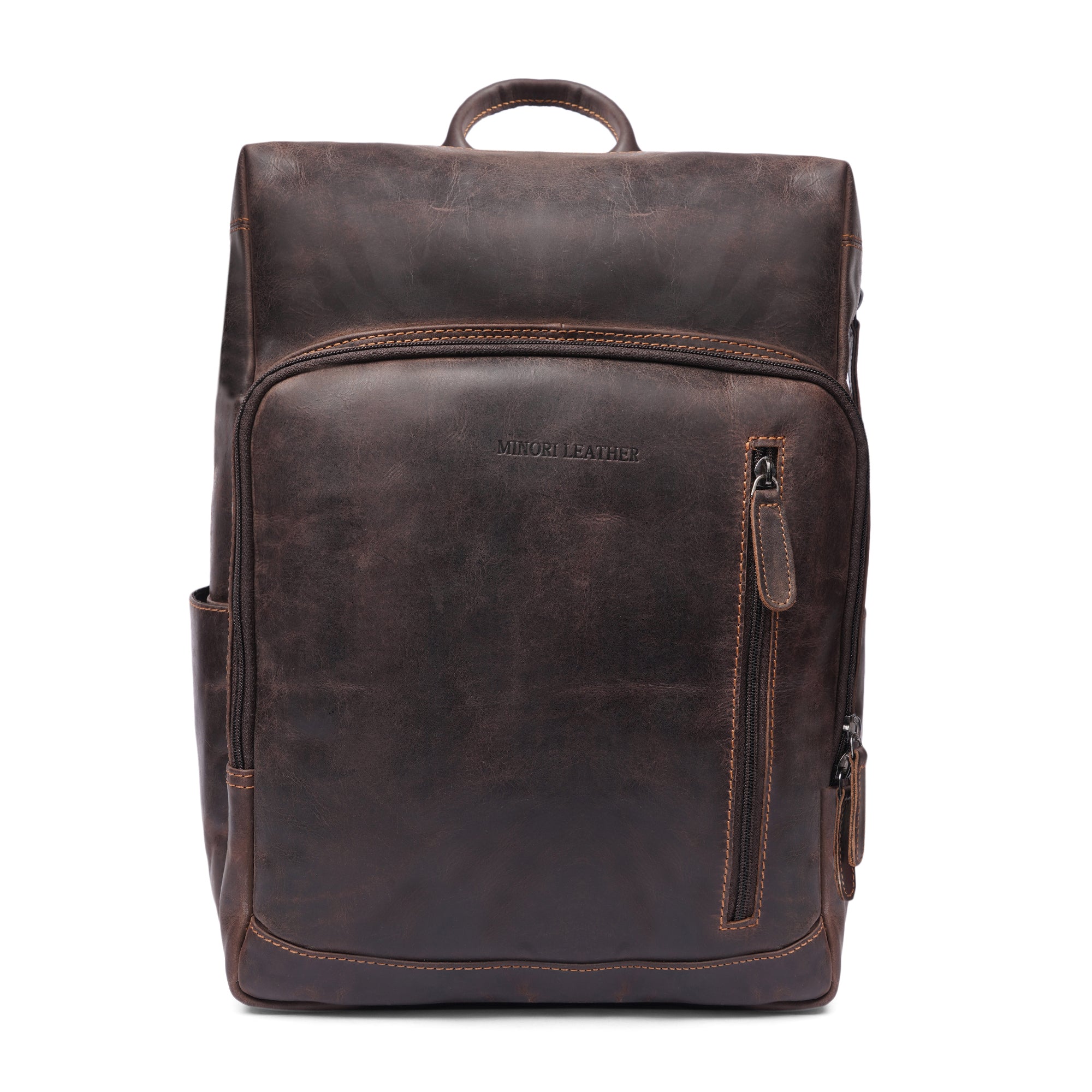 Oslo Backpack Chestnut – Everyday Leather Backpack | Minori Leather