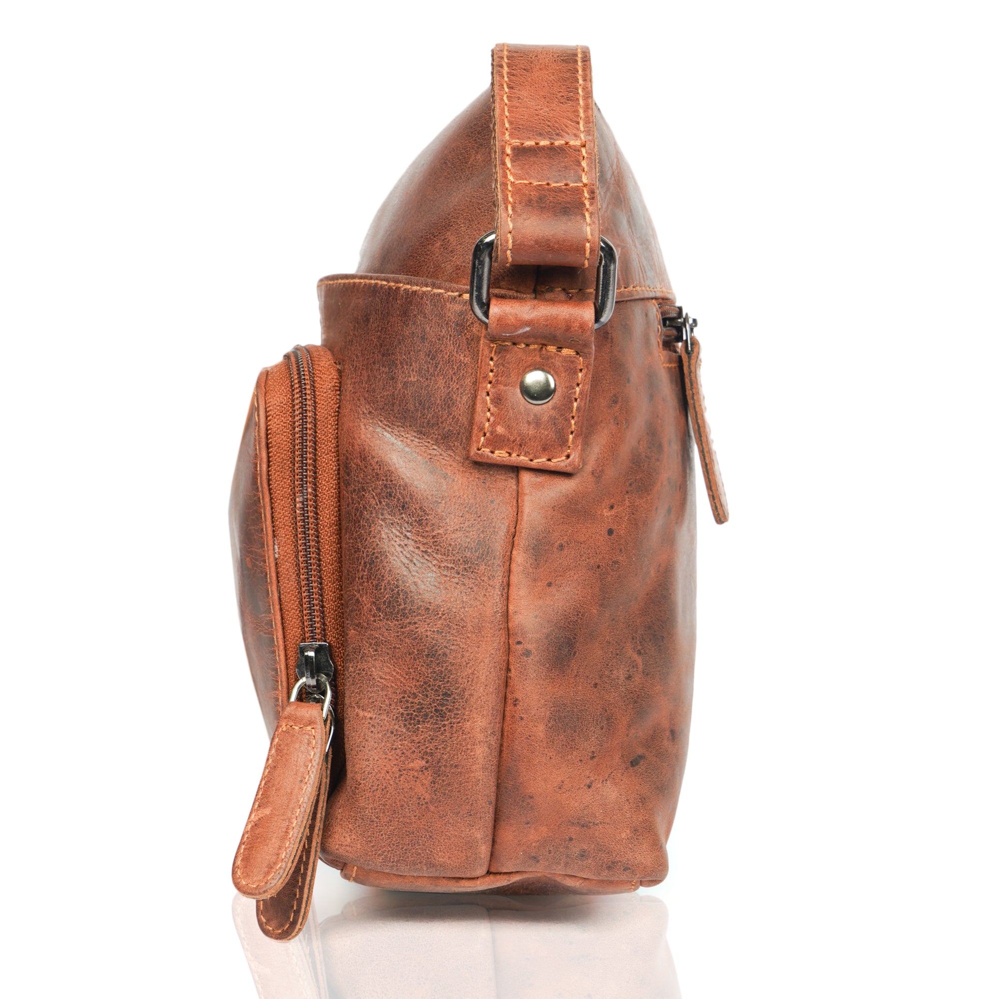 Siena Leather Crossbody Bag – Unisex - Minori Leather