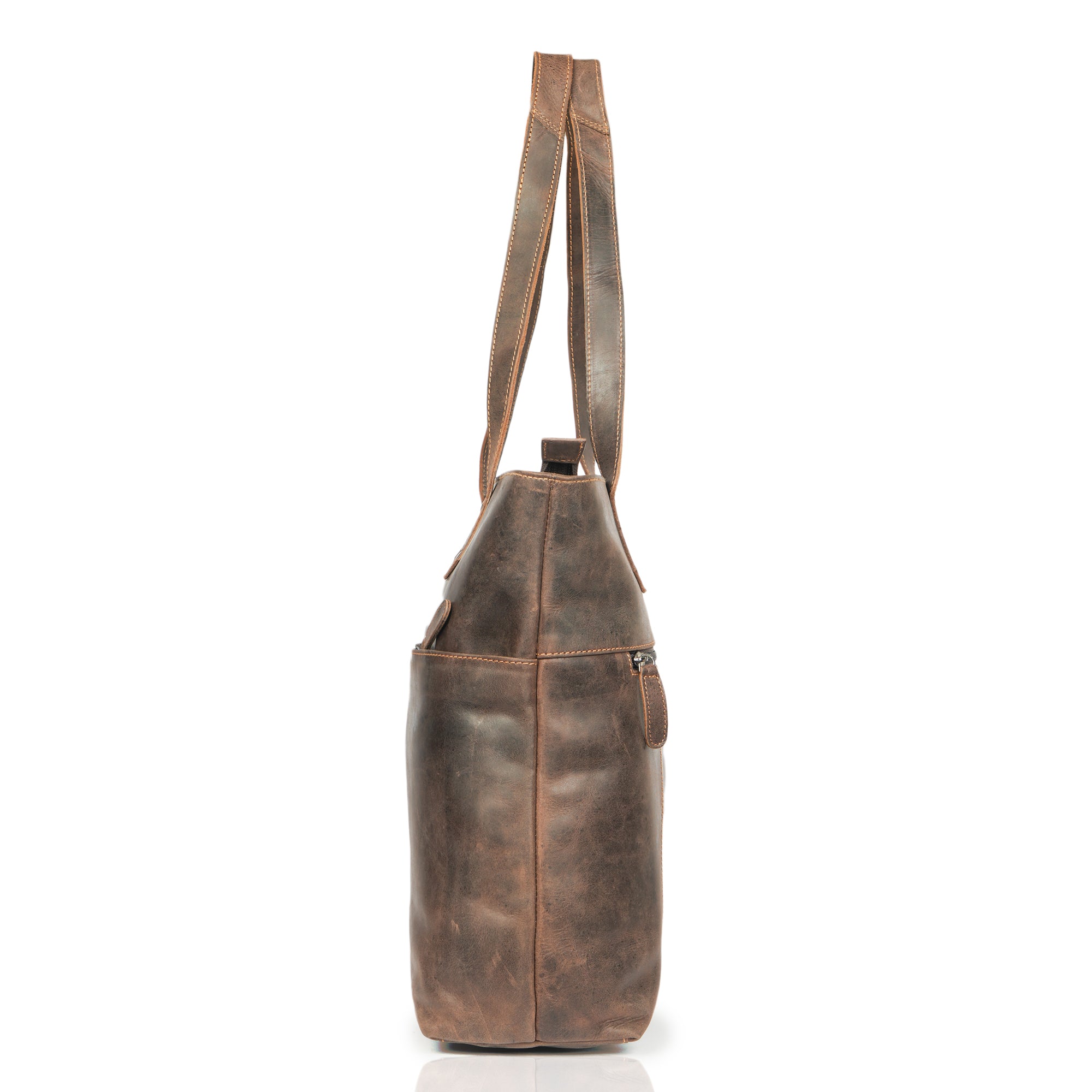 Rowan Tote Brown - Minori Leather