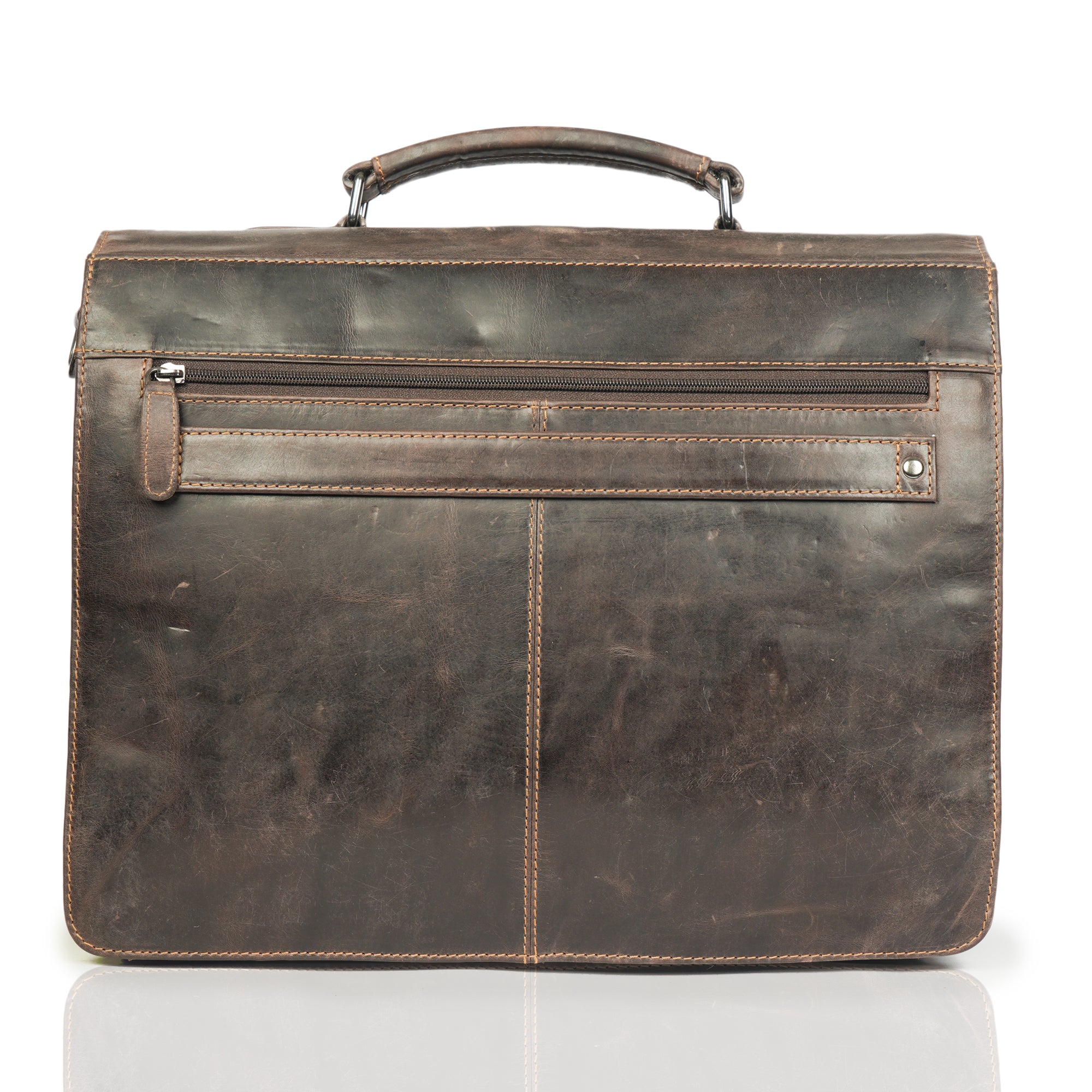 Cambridge Leather Briefcase Bag – Unisex - Minori Leather