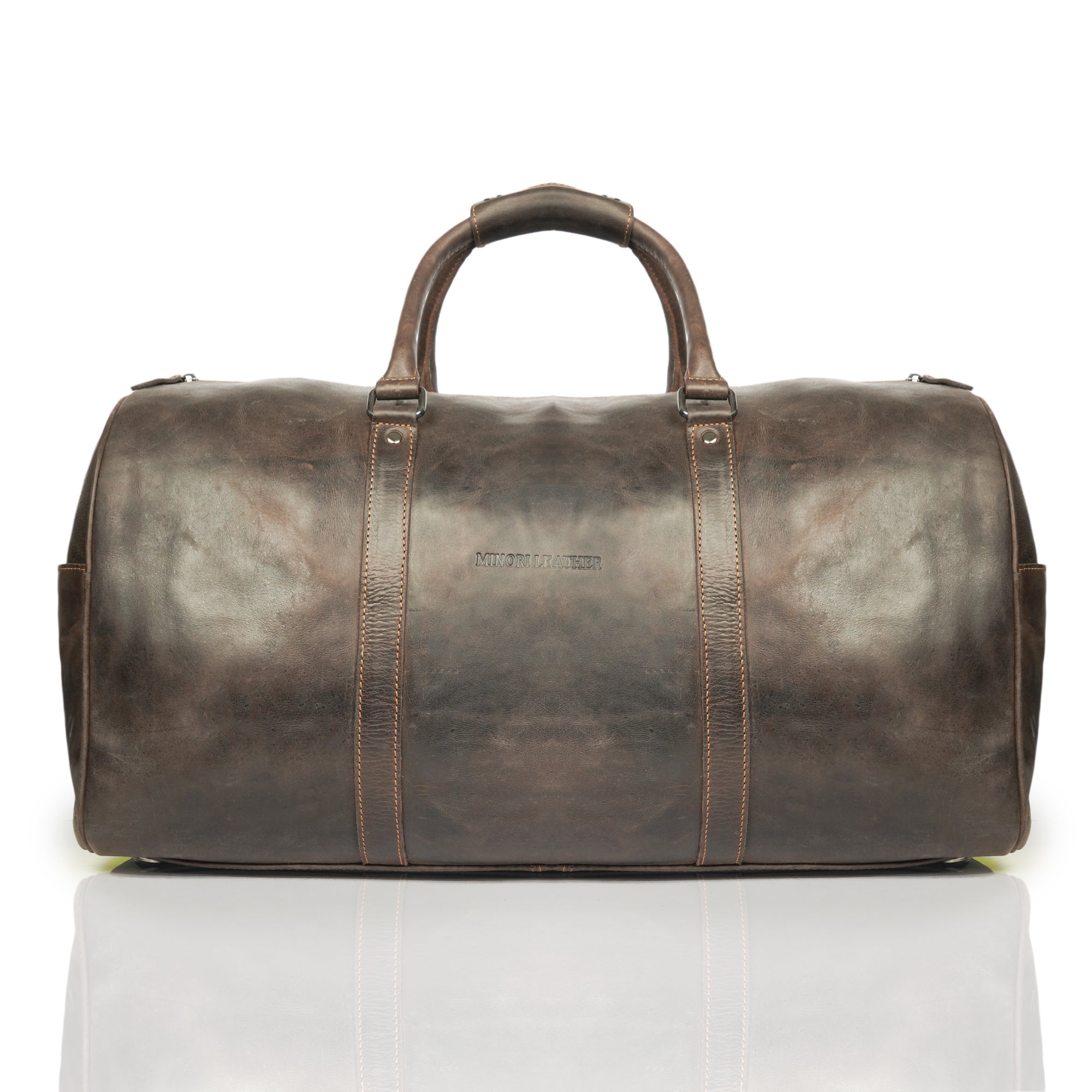 Jackson Leather Weekender Bag – Unisex - Minori Leather