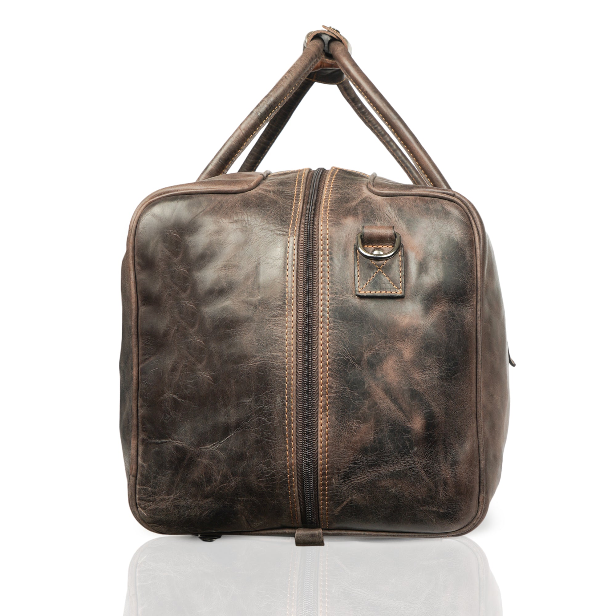 Riley Duffle Brown - Minori Leather