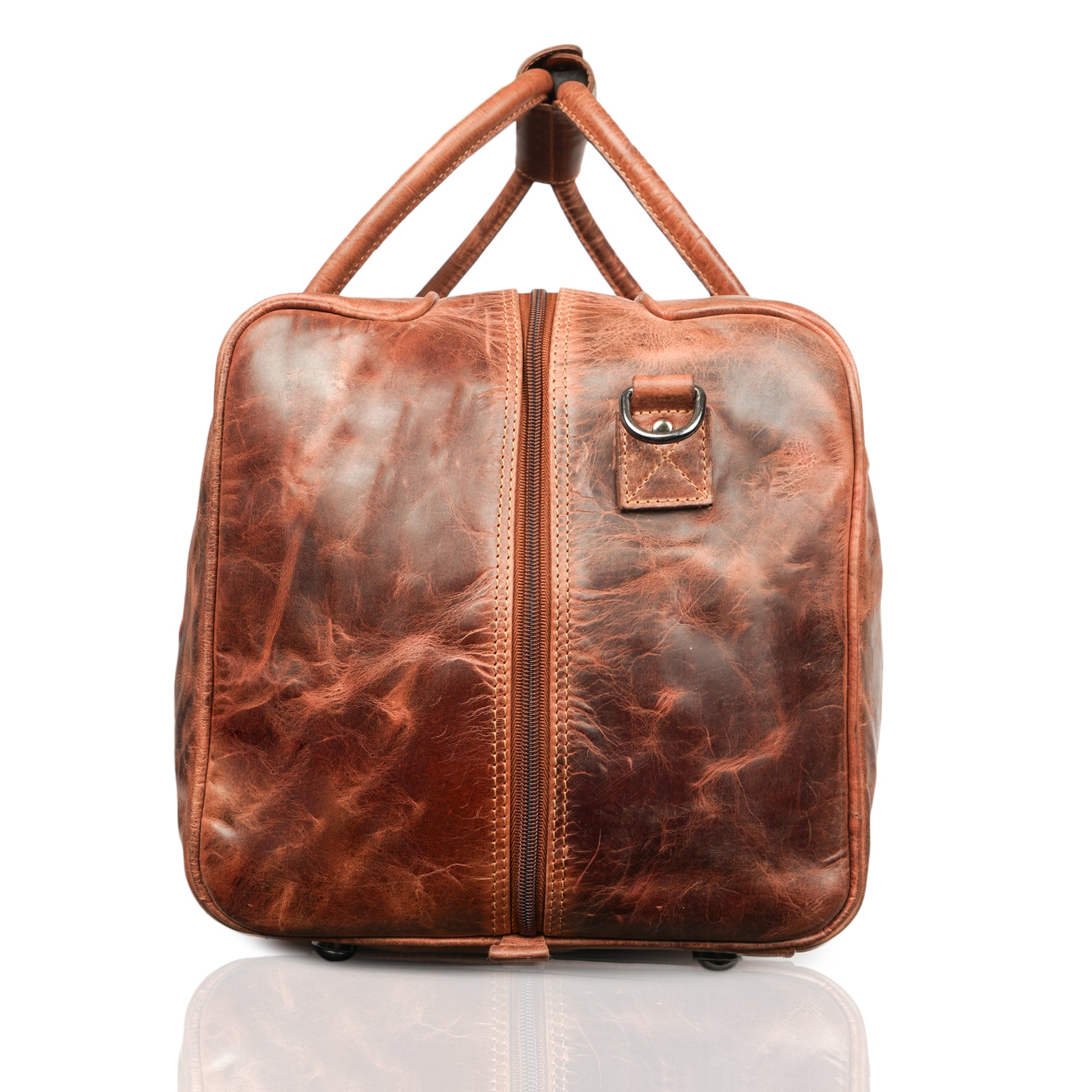 Riley Duffle Chestnut - Minori Leather