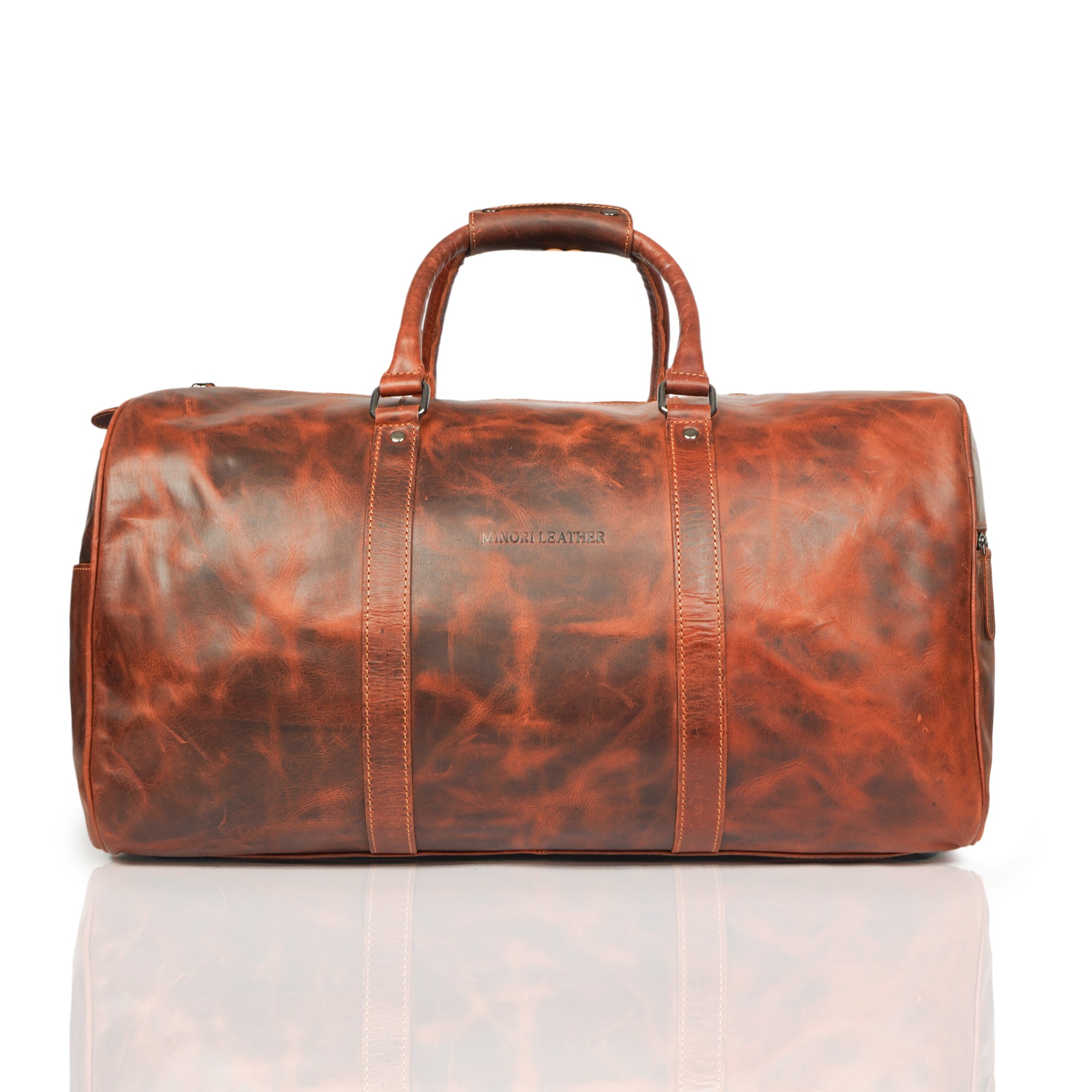 Jackson Weekender Chestnut - Minori Leather
